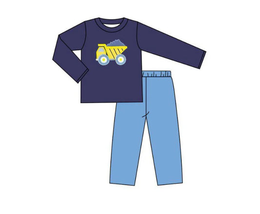 Navy dump truck set