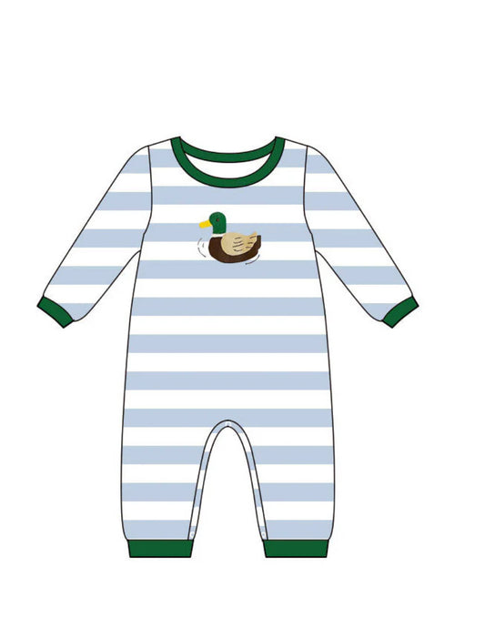 Stripe Duck Romper