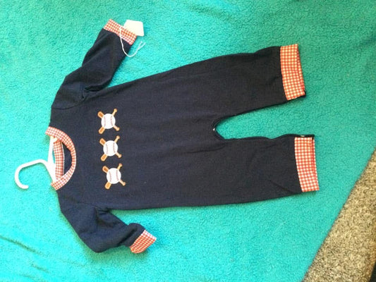 Baseball Romper
