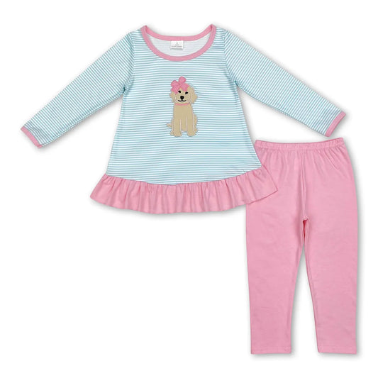 Striped puppy set