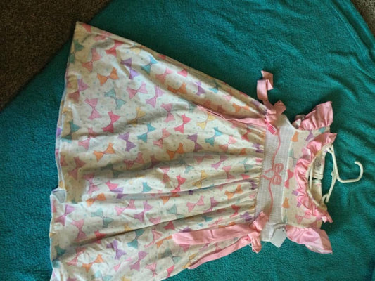 Smocked bow dress