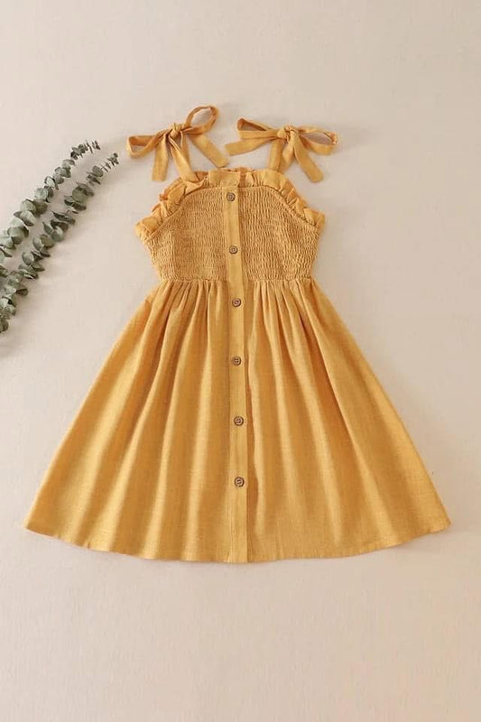 Mustard dress