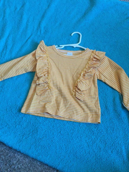 Orange stripe shirt